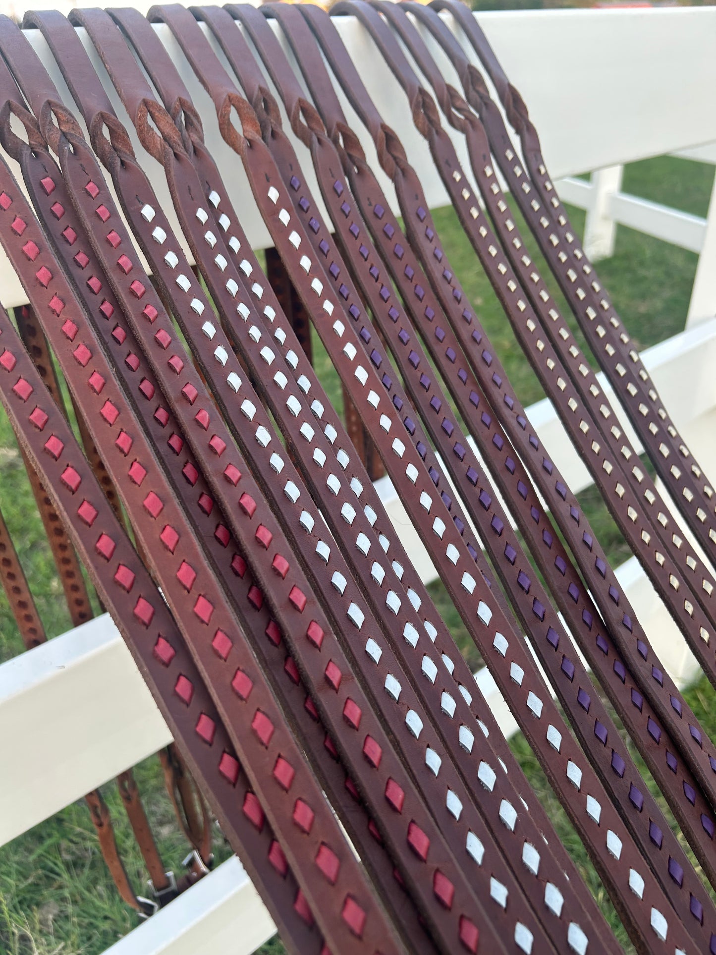 Rockstar Buckstitched Reins