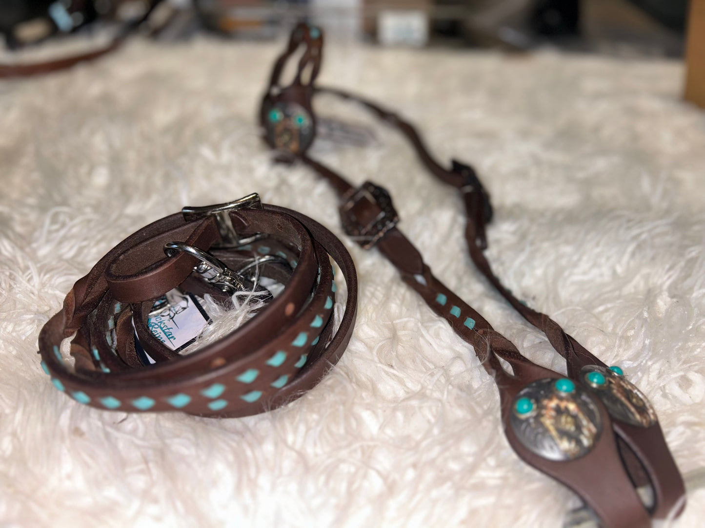 Rockstar Buckstitched Reins