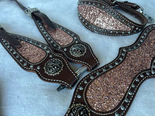 SmarTack Face - Rose Gold Glitter Glam