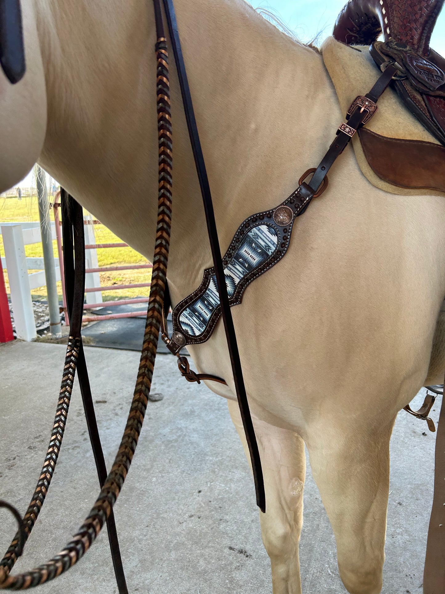 SmarTack Gen 2 "La Reina" - Complete Set Inlays (Breast Collar, Wither Strap, and One Ear Headstall)