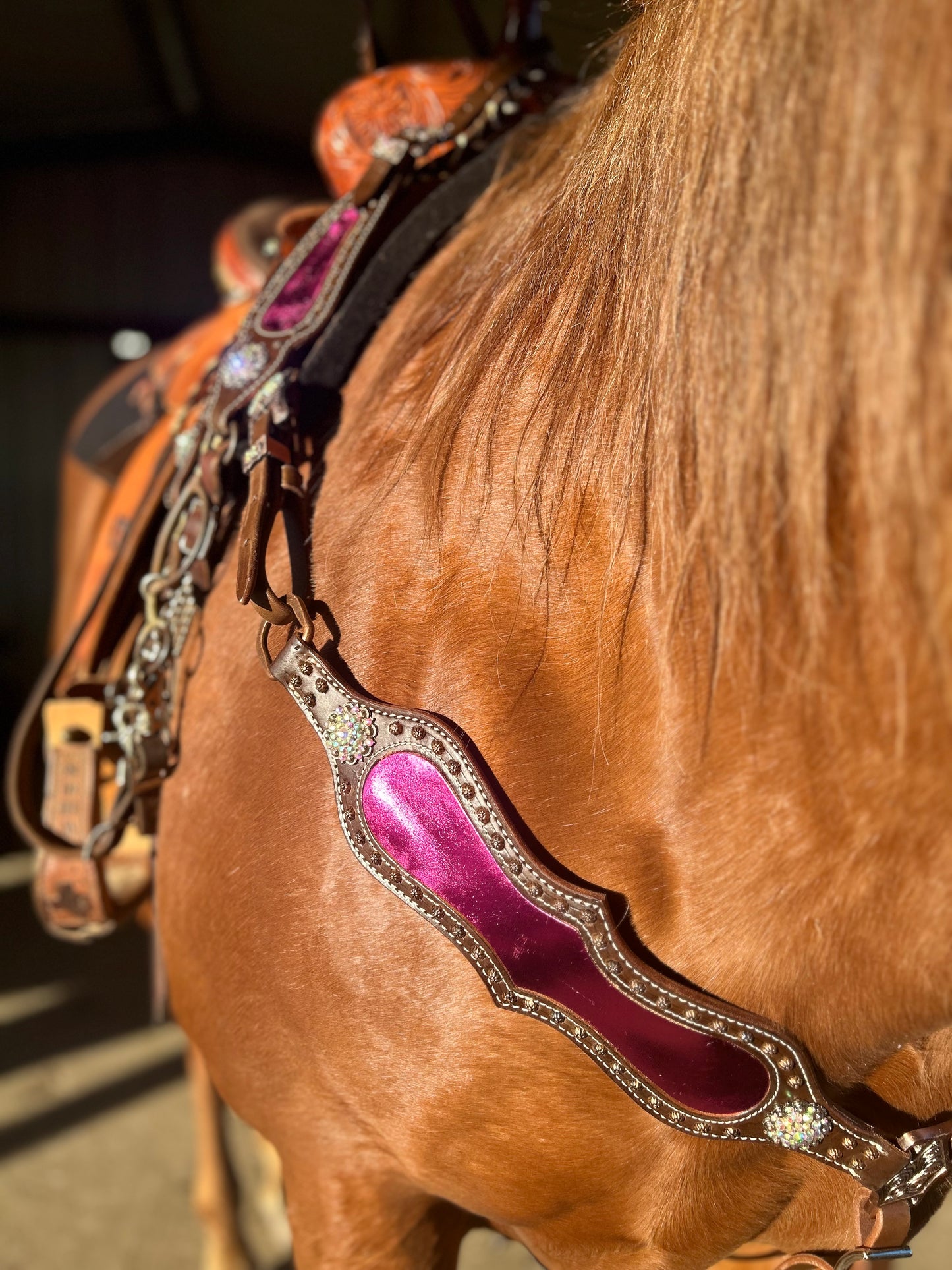 SmarTack Gen 2 "La Reina" - Complete Set Inlays (Breast Collar, Wither Strap, and One Ear Headstall)