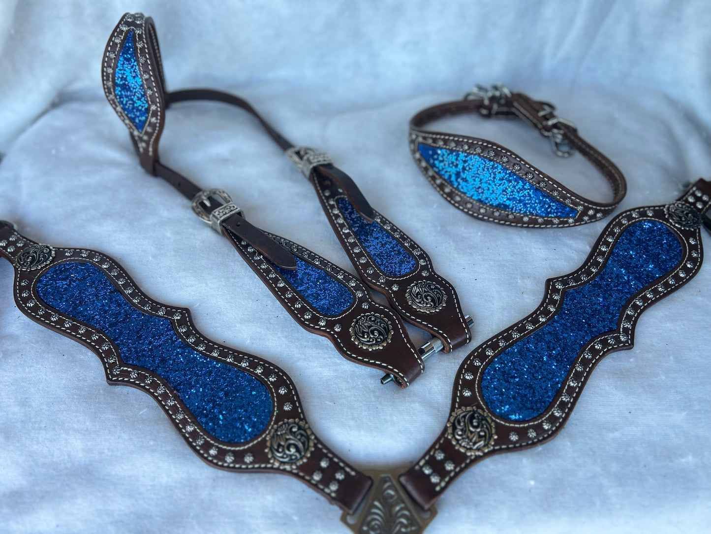 SmarTack Face - Glitter Glam Blue