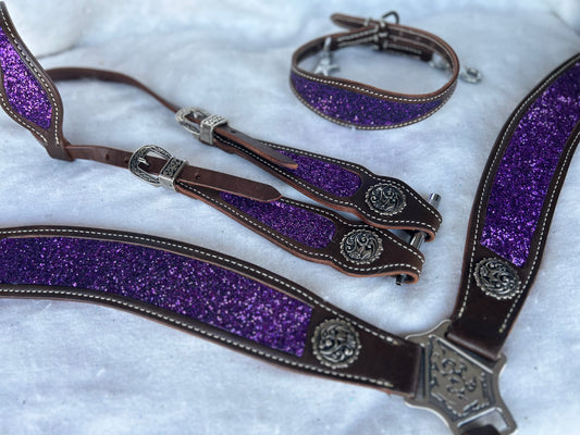 SmarTack Face - Glitter Glam Purple