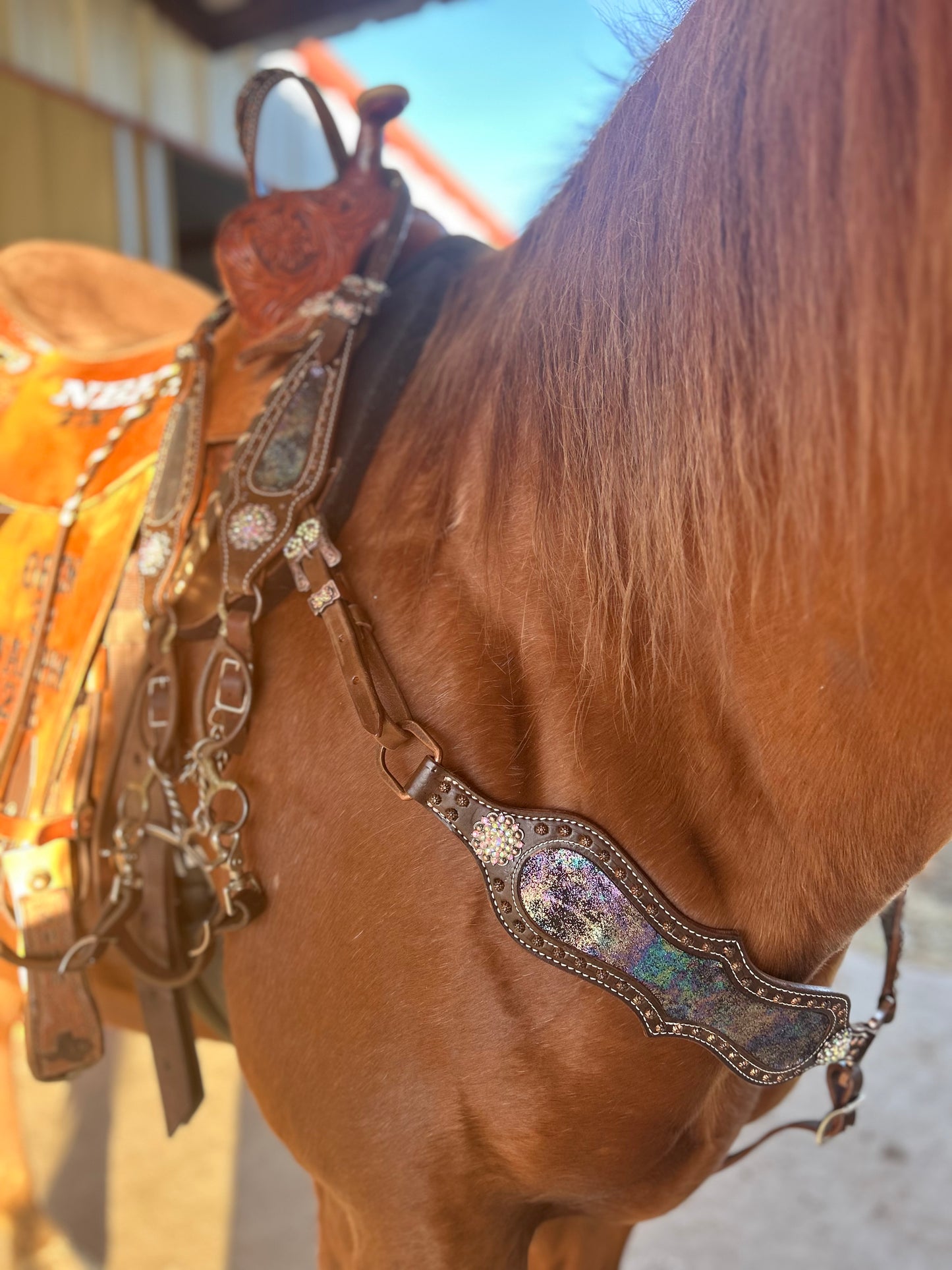 SmarTack Gen 2 "La Reina" - Complete Set Inlays (Breast Collar, Wither Strap, and One Ear Headstall)