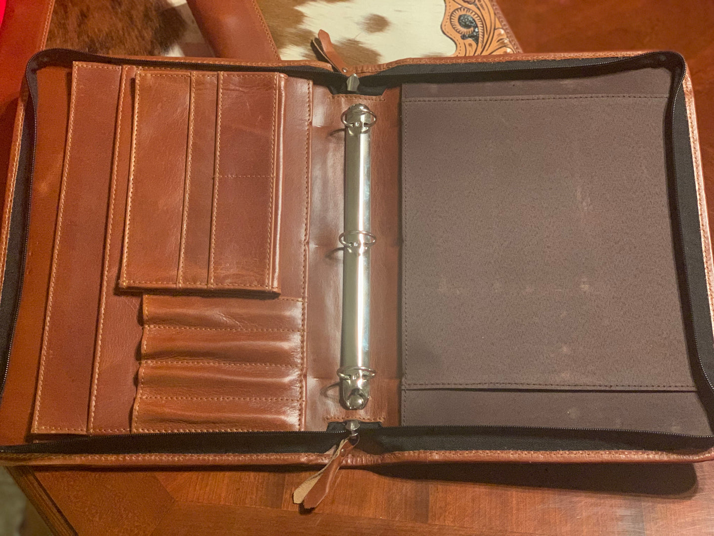 Cowhide Binder