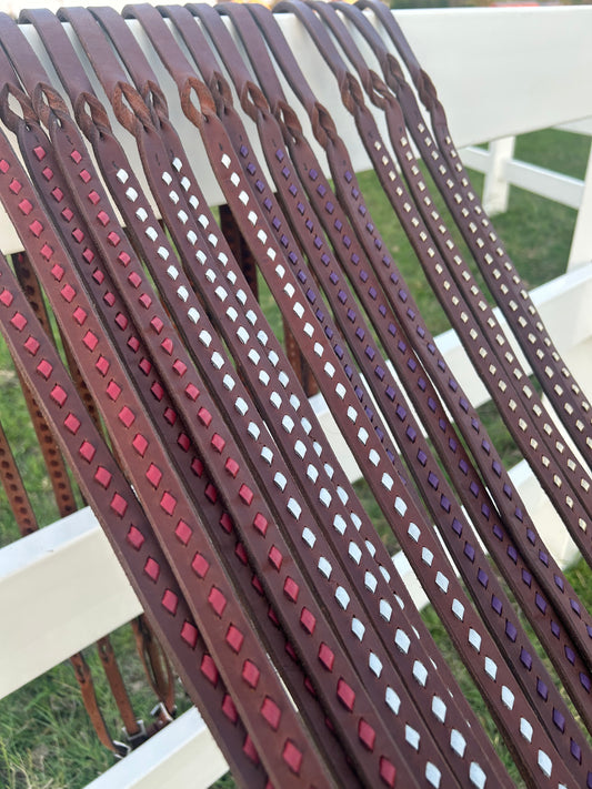 Rockstar Buckstitched Reins