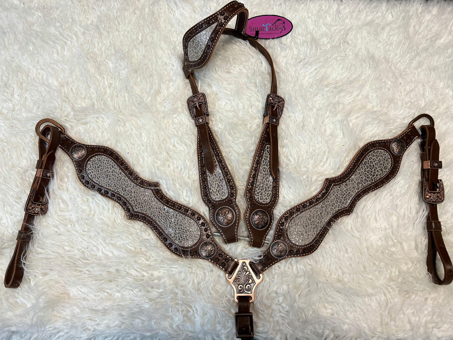 SmarTack Gen 2 "La Reina" - Complete Set Inlays (Breast Collar, Wither Strap, and One Ear Headstall)