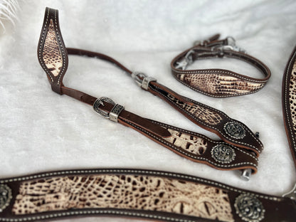 SmarTack Face - Ivory Glam Gator