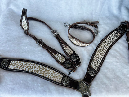 SmarTack Face - Gold Cheetah