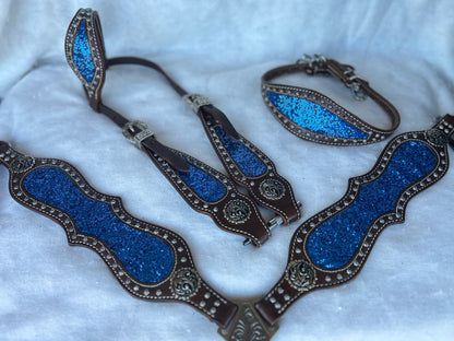 SmarTack Face - Glitter Glam Blue