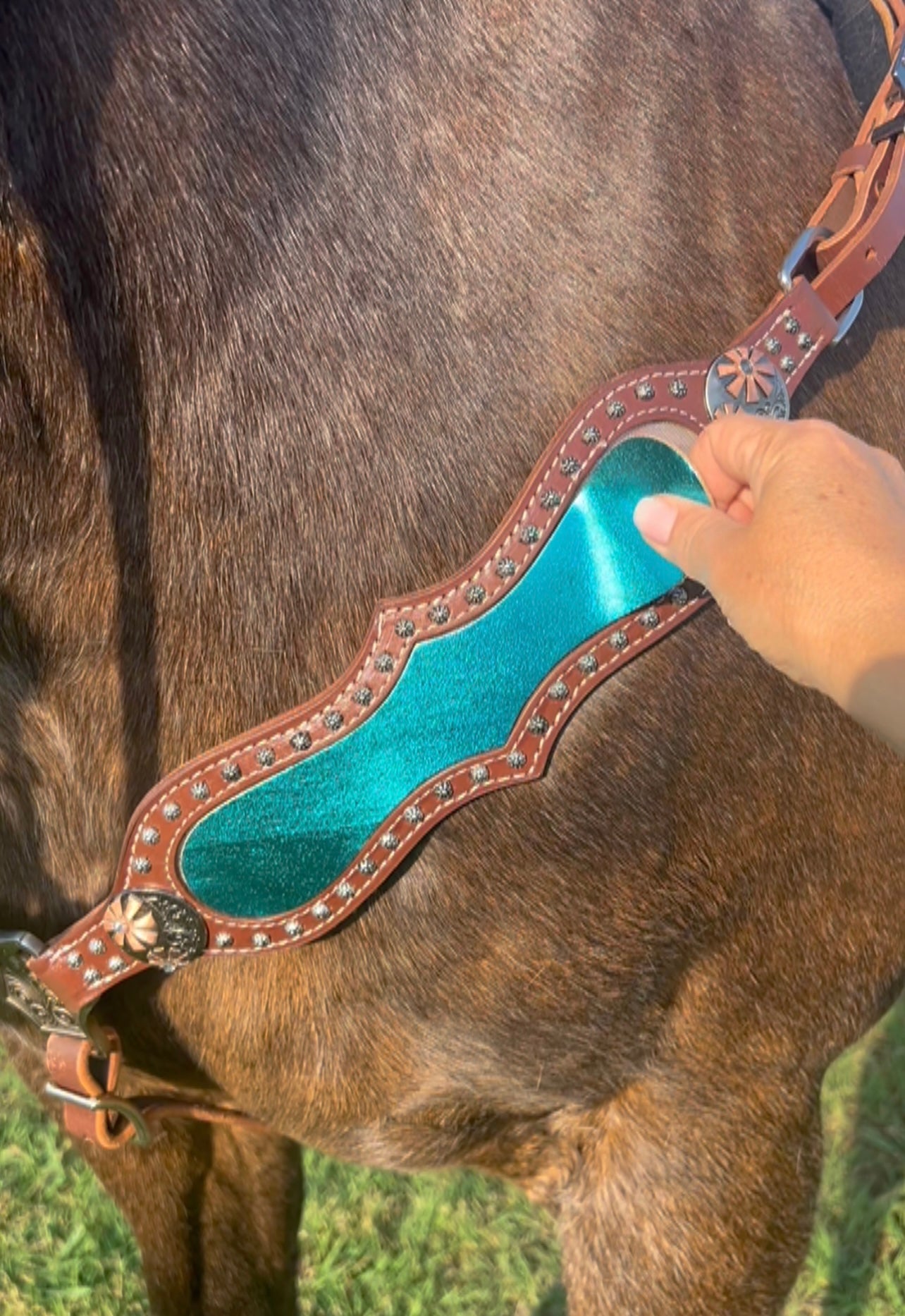 SmarTack Gen 2 "La Reina" Inlays - Breast Collar and Wither Strap (Horse Size)