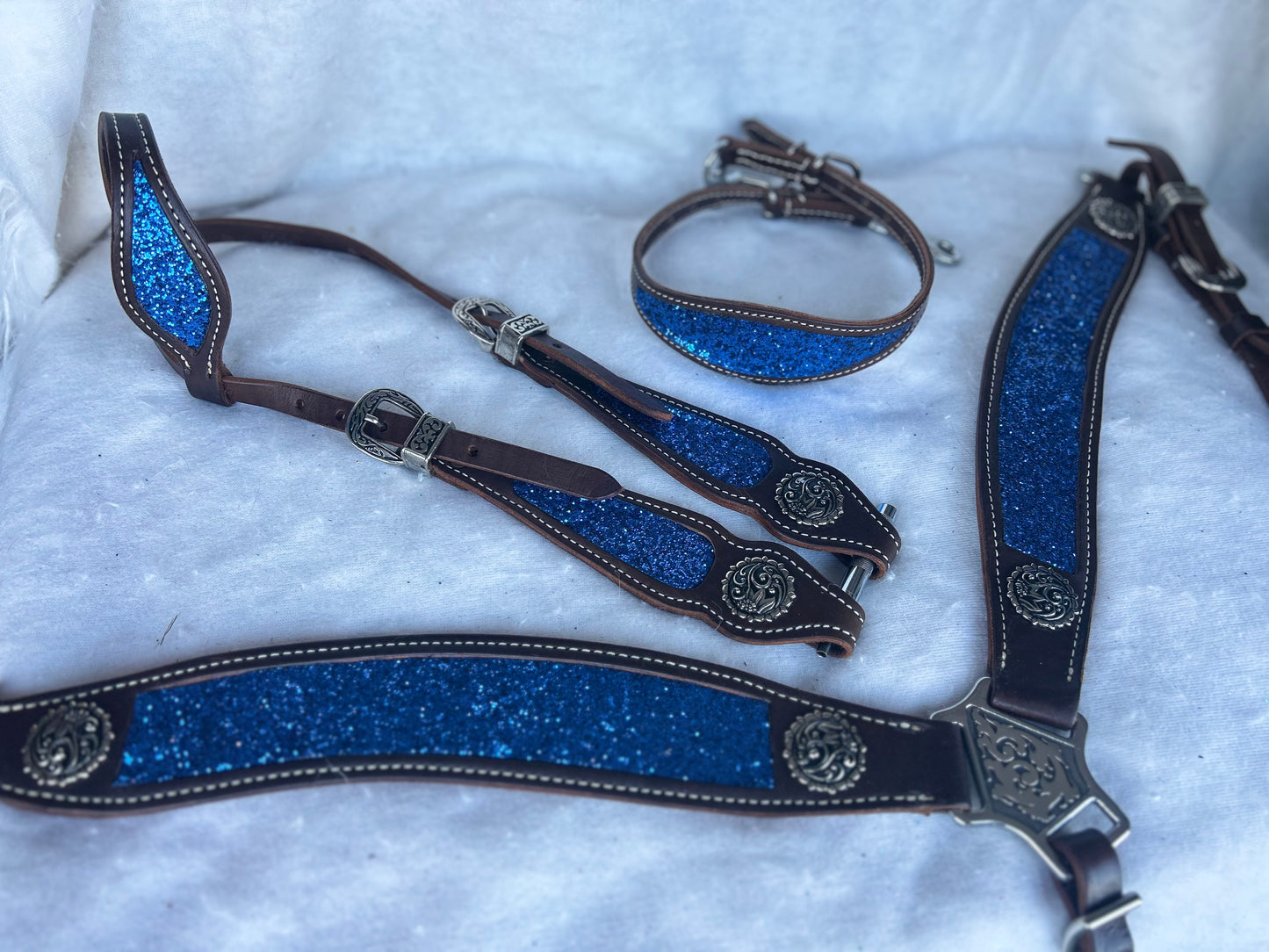 SmarTack Face - Glitter Glam Blue