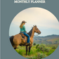 Cowgirl with Goals Monthly Planner